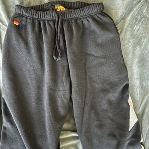 Men’s Large Aviator Nation Lightning Bolt Sweatpants